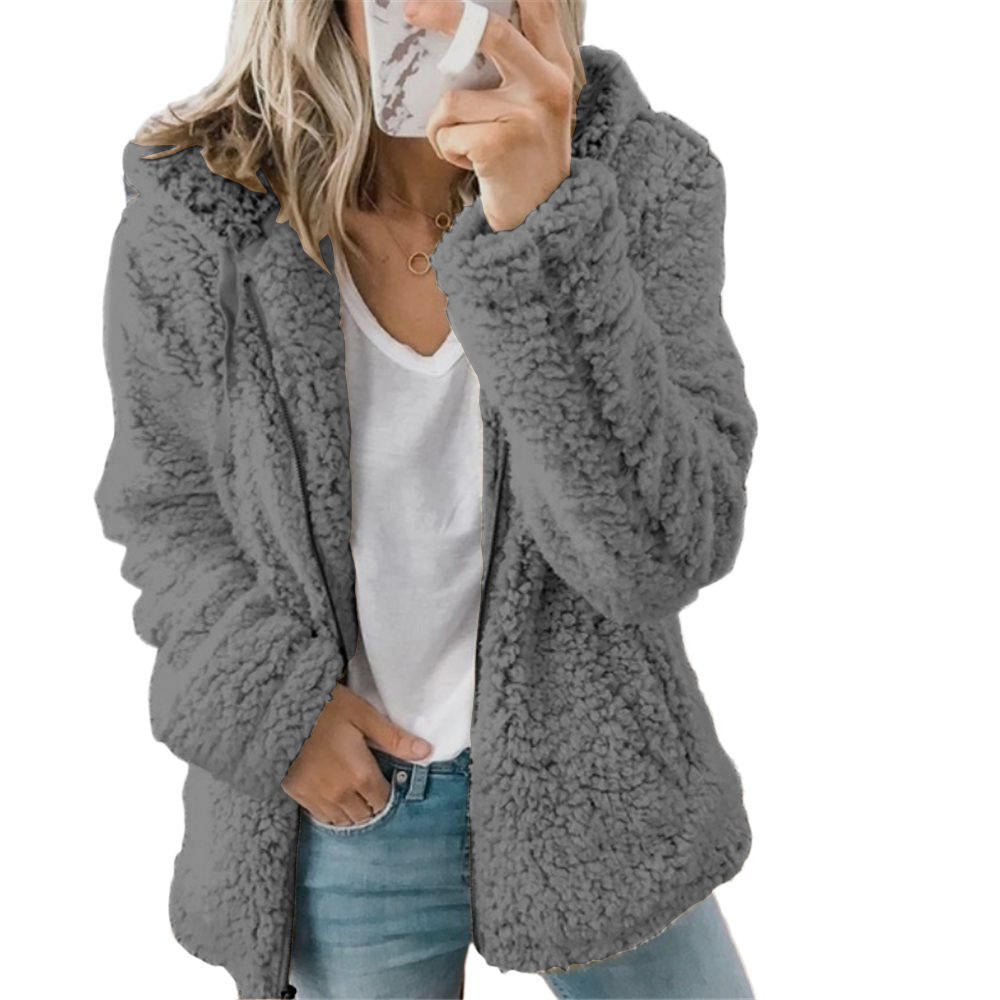 Tara Women's Fleece Jacket | Cozy Teddy Fabric, Casual Outerwear 6