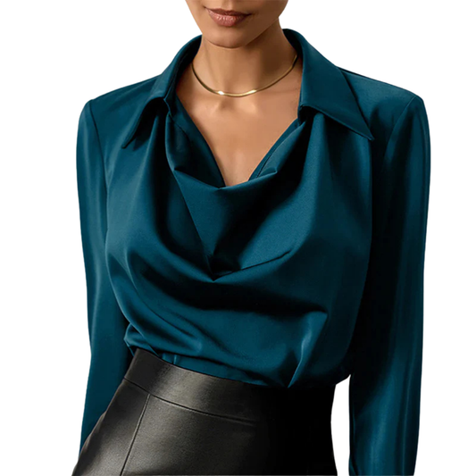 Tessa Women's Blouse | Satin Fabric, Modern Elegance 1