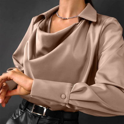 Tessa Women's Blouse | Satin Fabric, Modern Elegance 3