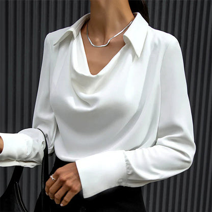 Tessa Women's Blouse | Satin Fabric, Modern Elegance 5