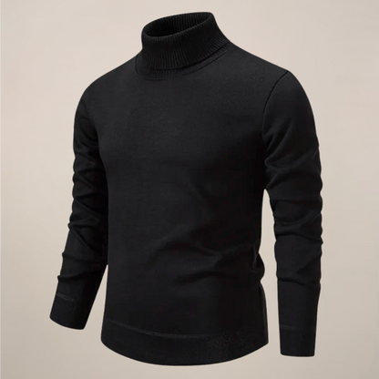 Tim Men's Turtleneck Sweater | Smooth Knit, Modern Fit 2