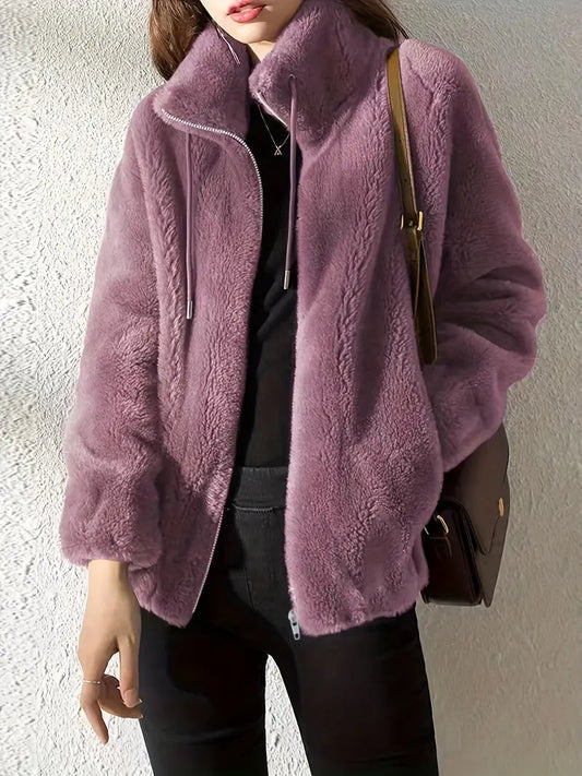 Tina Women's Teddy Coat | Cozy Warmth, Casual Style 1