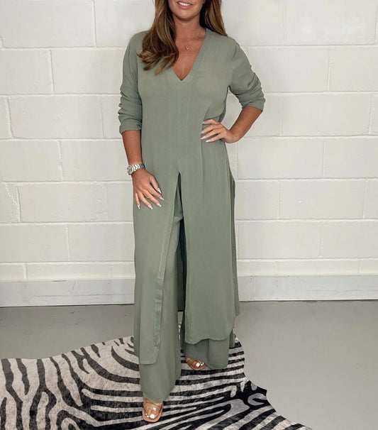 Tina Women's Two Piece Set | Modern Casual Style 0