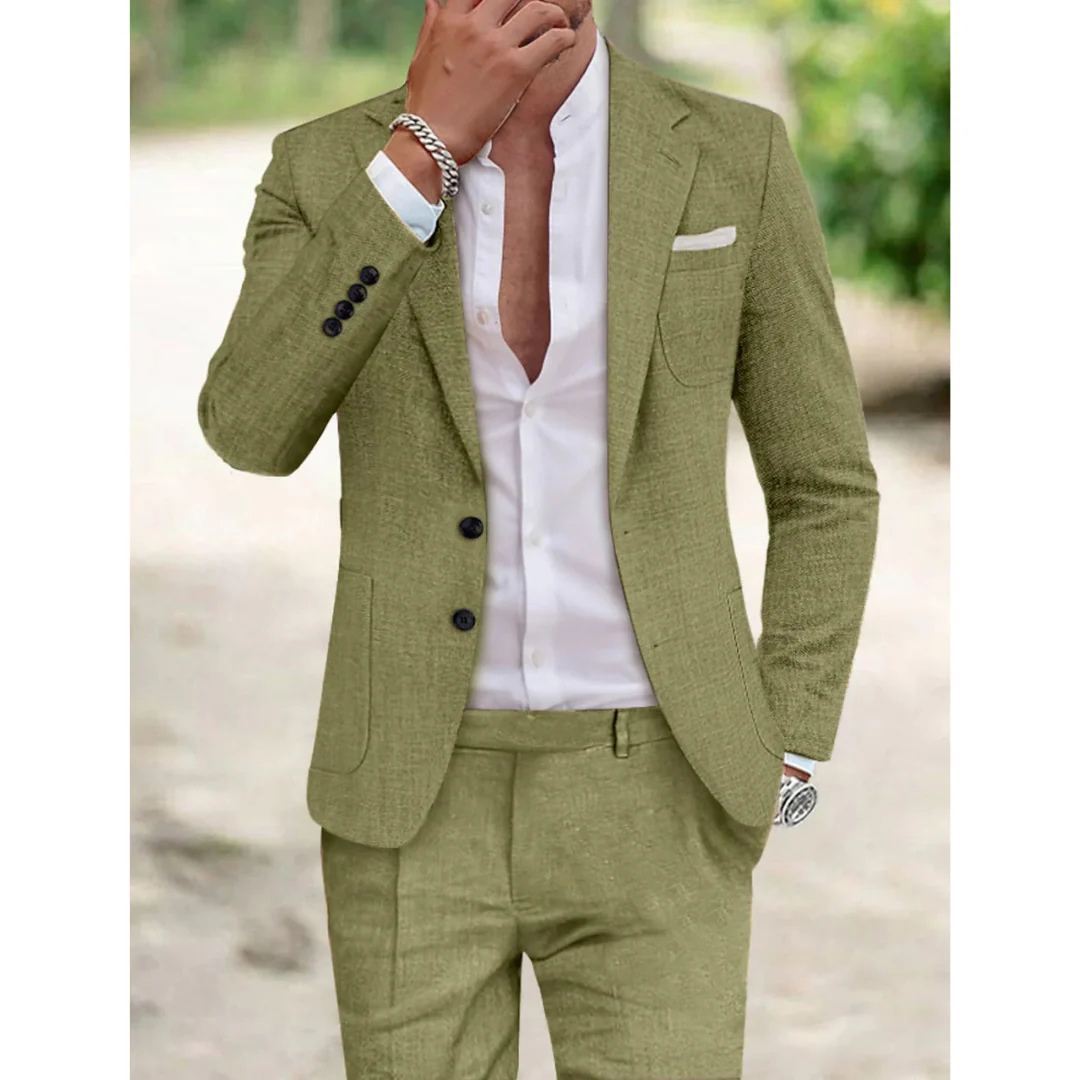Tino Men's Formal Set | Relaxed Fit, Versatile Style 0