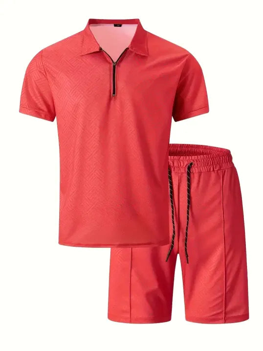 Tino Men's Summer Set | V-Neck, Short Sleeve 3