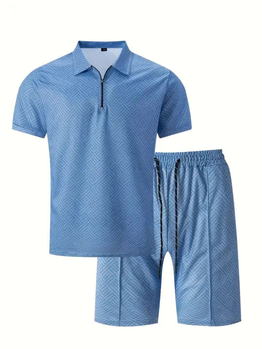 Tino Men's Summer Set | V-Neck, Short Sleeve 6