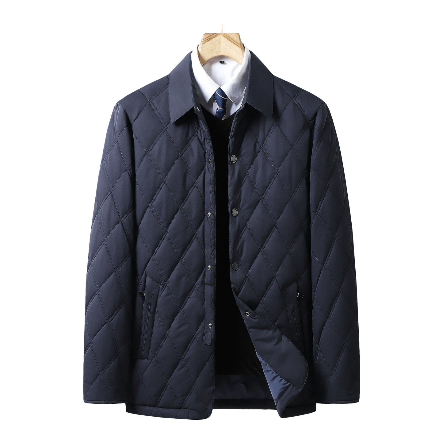 Toby Men's Waterproof Jacket | Quilted Insulation, Modern Design 2