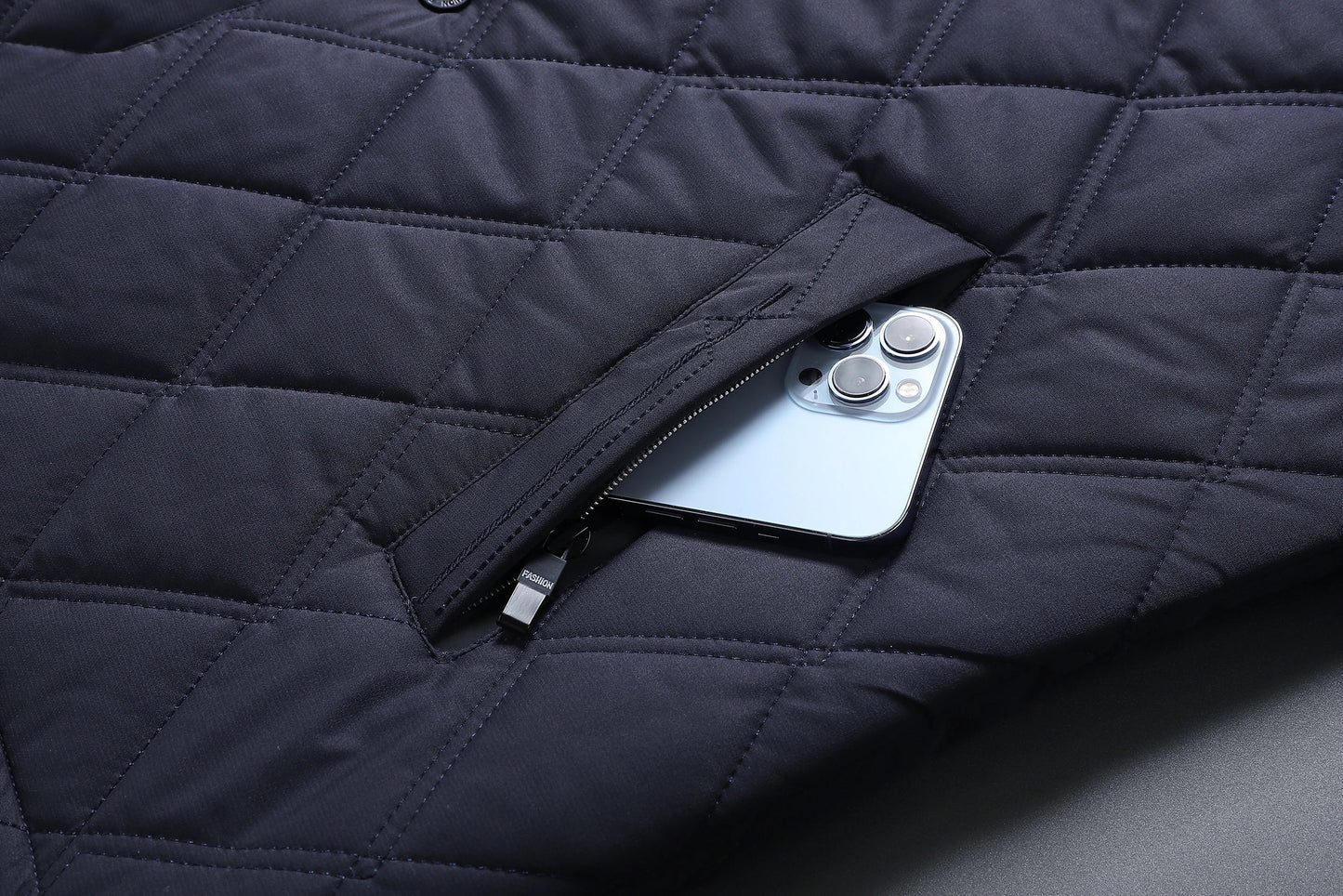 Toby Men's Waterproof Jacket | Quilted Insulation, Modern Design 4