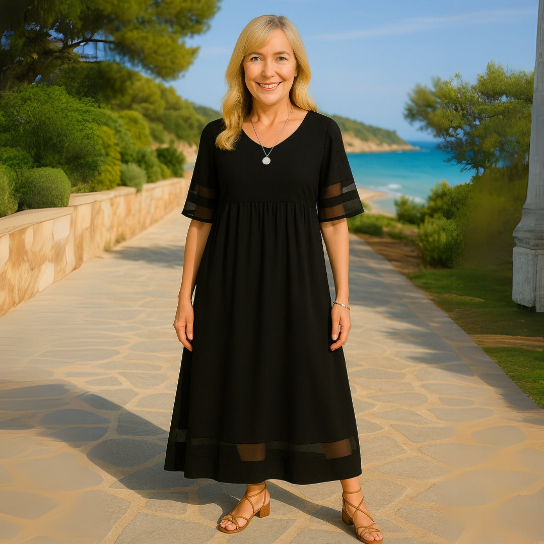 Trixie Women's Maxi Dress | Cotton Blend, Elegant Silhouette 8