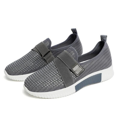 Vela Women's Slip-On Sneakers | Velcro Fastening, Comfort & Style 4