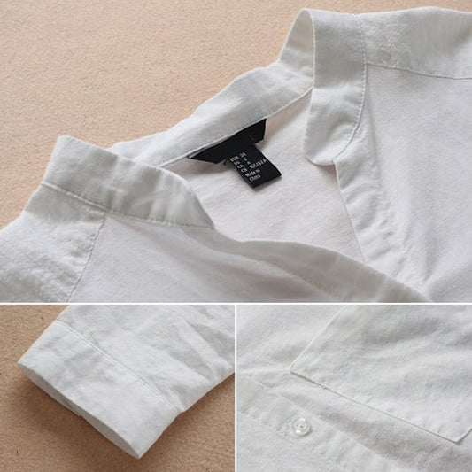 Vera Women's Cotton Blouse | Relaxed Fit, Casual Elegance 1