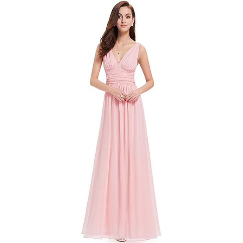 Vera Women's Maxi Dress | Elegant V-Neck, Versatile for Summer and Formal Events 8