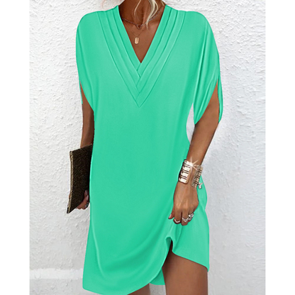 Vera Women's Mini Evening Dress | Flattering V-Neck Design 2