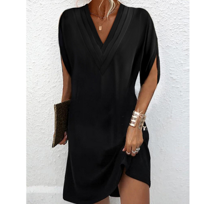 Vera Women's Mini Evening Dress | Flattering V-Neck Design 3