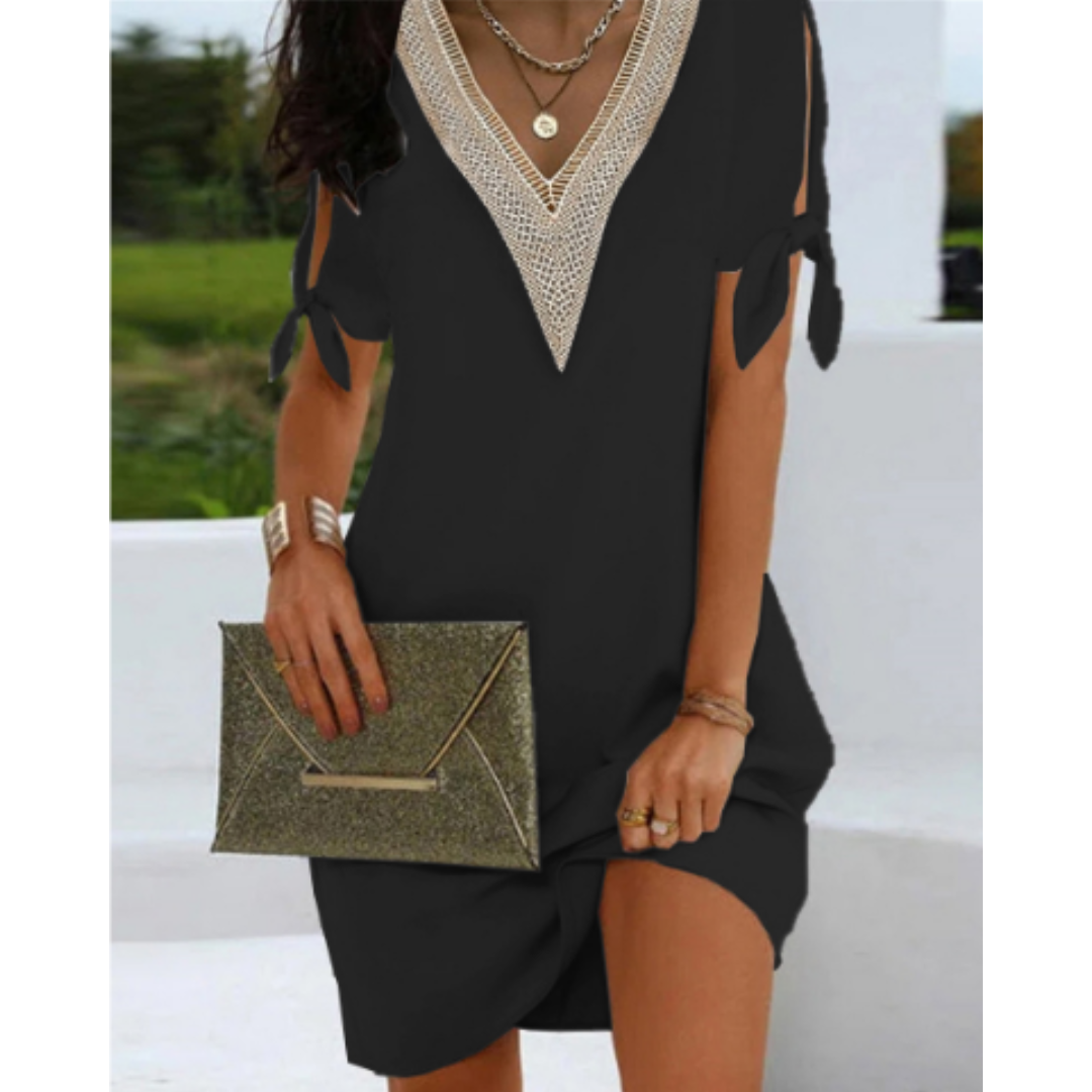 Vera Women's Tunic Dress | V-Neck, Versatile Mini 4