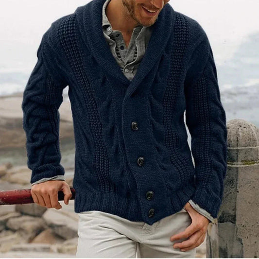 Wade Men's Cardigan | Classic Button-Down Style, Winter Warmth 0