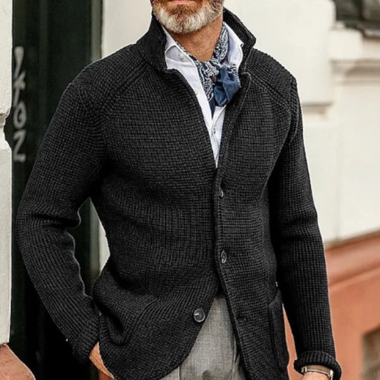 Wade Men's Cardigan | Classic Button Closure, Versatile Style 1
