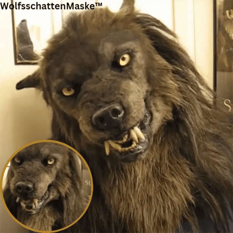 Warren Adult Werewolf Mask | Realistic Silicone and Faux Fur Design 0