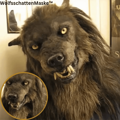 Warren Adult Werewolf Mask | Realistic Silicone and Faux Fur Design 0