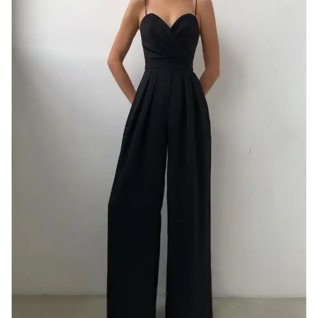 Wavy Women's Jumpsuit | Flattering Wide Leg Design 0