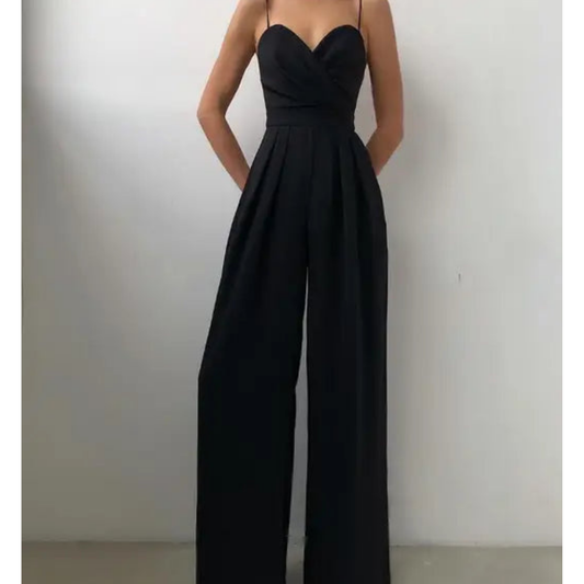 Wavy Women's Jumpsuit | Flattering Wide Leg Design 0
