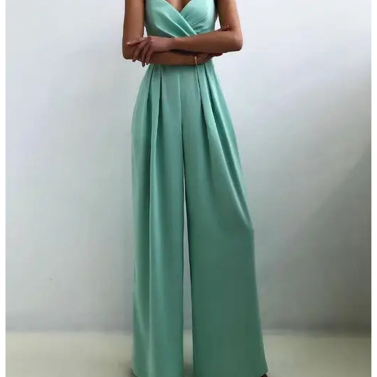 Wavy Women's Jumpsuit | Flattering Wide Leg Design 1
