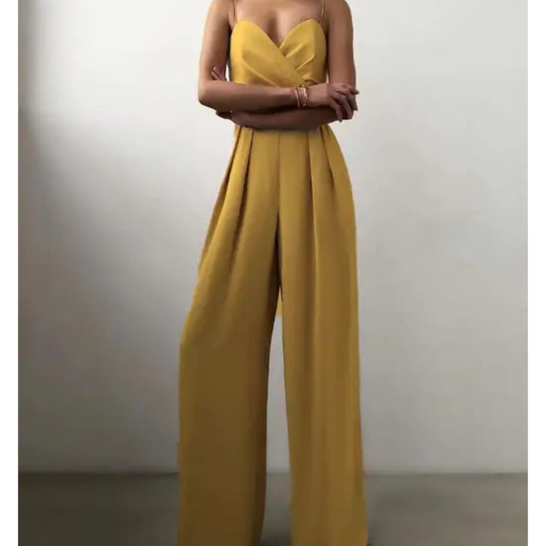 Wavy Women's Jumpsuit | Flattering Wide Leg Design 2