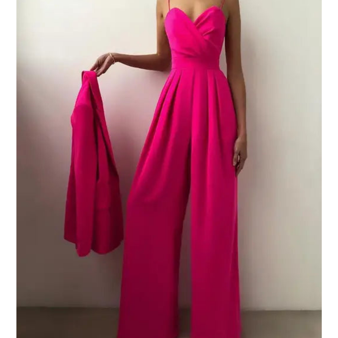 Wavy Women's Jumpsuit | Flattering Wide Leg Design 3