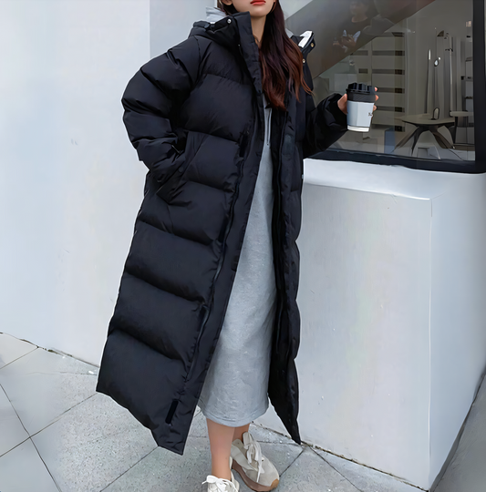 Wendy Women's Long Jacket | Insulated, Windproof, Fleece-Lined Pockets 0