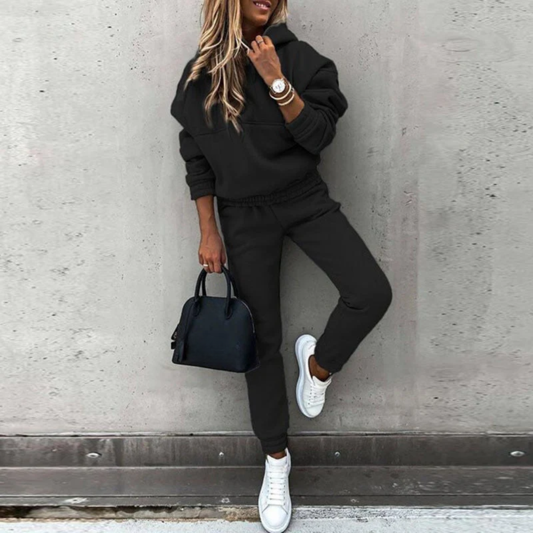 Willa Women's Hoodie & Jogger Set | Cozy Relaxed Fit 0