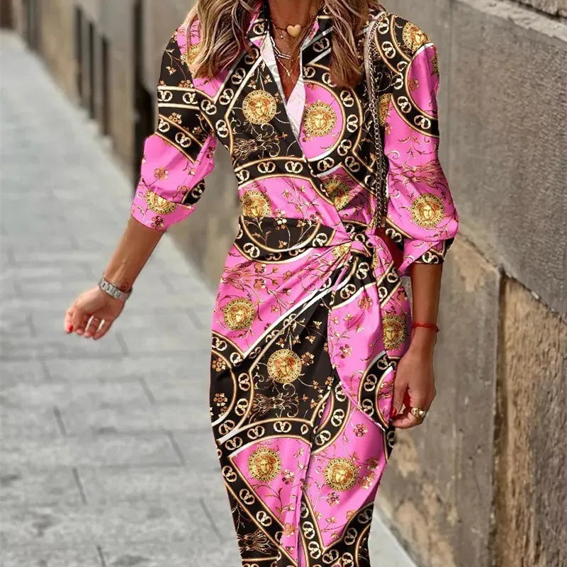 Willa Women's Midi Wrap Dress | Flattering Silhouette, 3/4 Sleeves, Summer Style 10