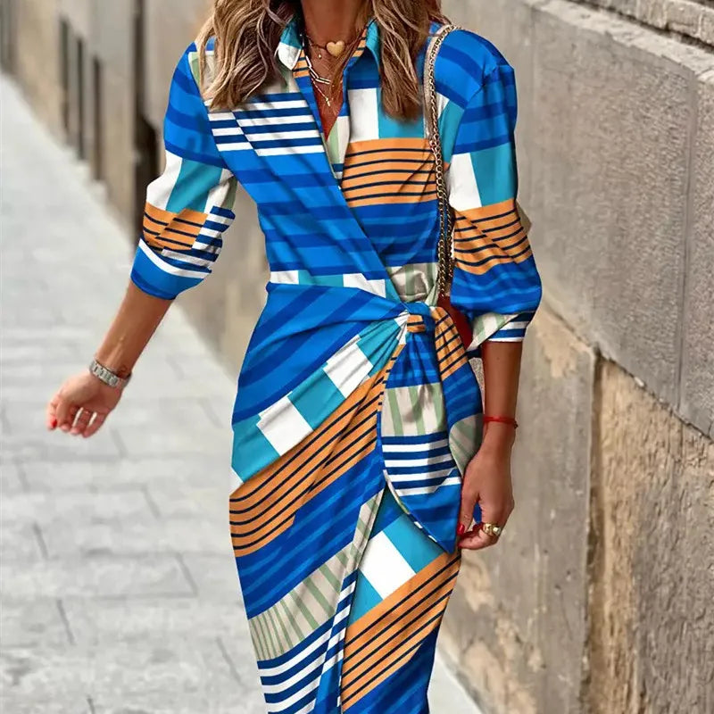 Willa Women's Midi Wrap Dress | Flattering Silhouette, 3/4 Sleeves, Summer Style 9