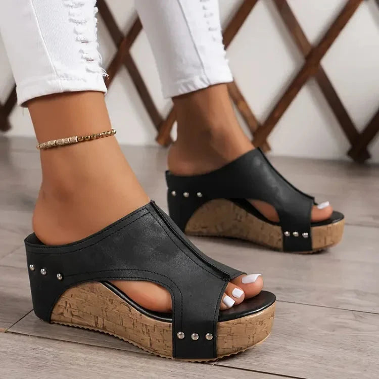 Willa Women's Platform Sandals | Orthopedic Open-Toe Design 0