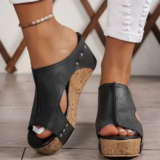 Willa Women's Platform Sandals | Orthopedic Open-Toe Design 1