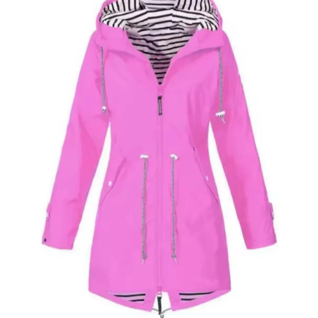 Willa Women's Rain Jacket | Waterproof Fabric, Adjustable Hood 1