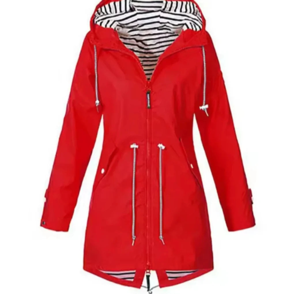 Willa Women's Rain Jacket | Waterproof Fabric, Adjustable Hood 2