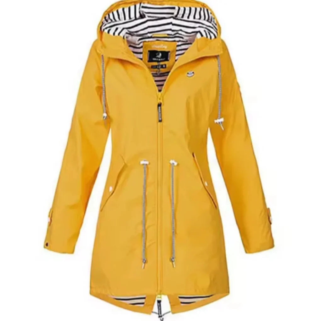 Willa Women's Rain Jacket | Waterproof Fabric, Adjustable Hood 3