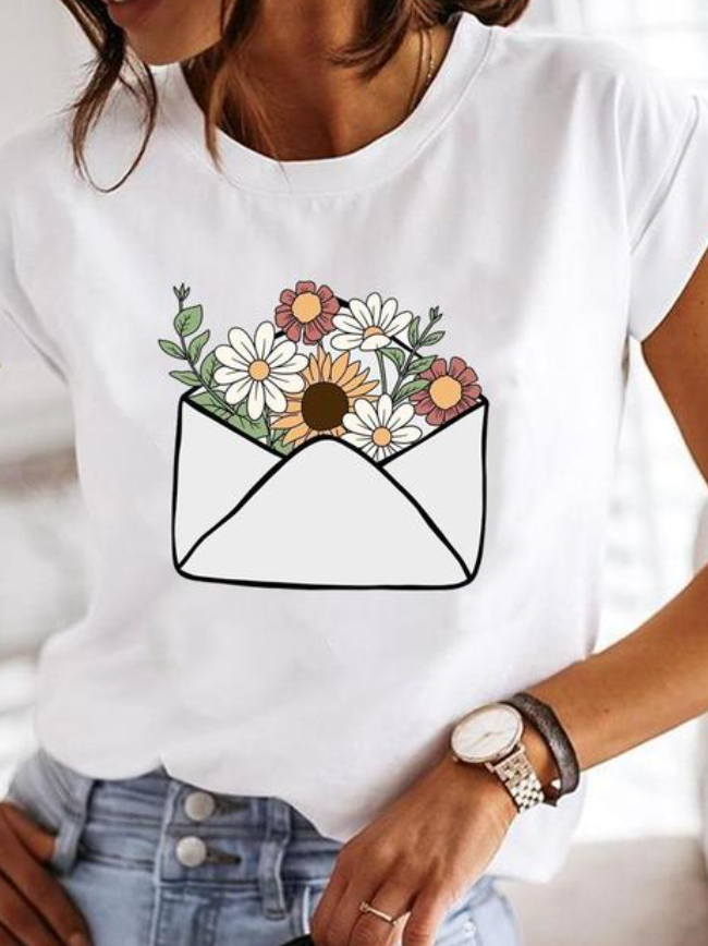 Willa Women's T-Shirt | Classic White, Casual Style 2