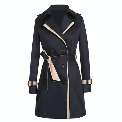 Willa Women's Trench Coat | Windproof, Lapel Collar 5