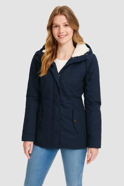 Willa Women's Winter Coat | Fleece Lined, Hooded, Warm 0