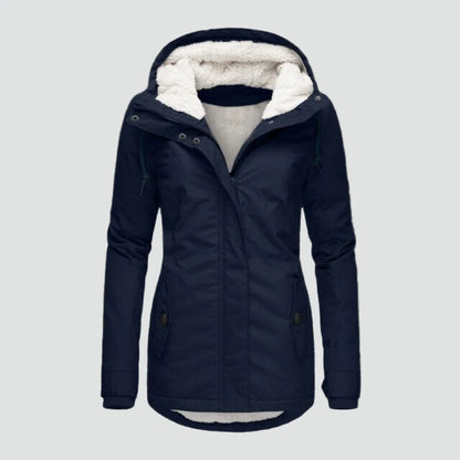 Willa Women's Winter Coat | Fleece Lined, Hooded, Warm 1
