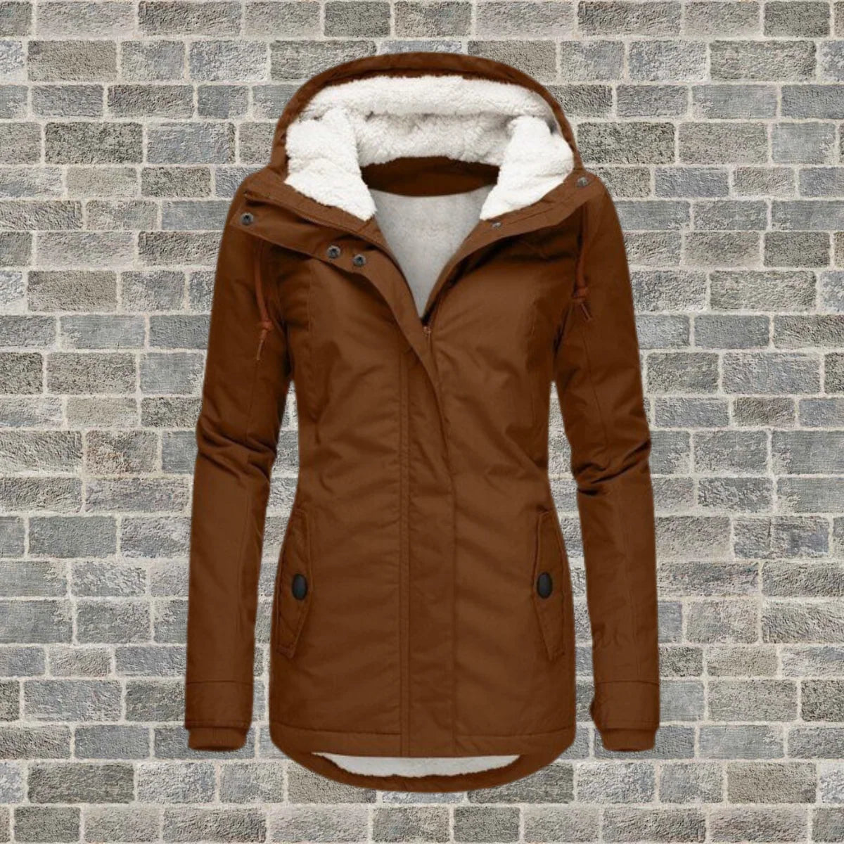 Willa Women's Winter Coat | Fleece Lined, Hooded, Warm 2