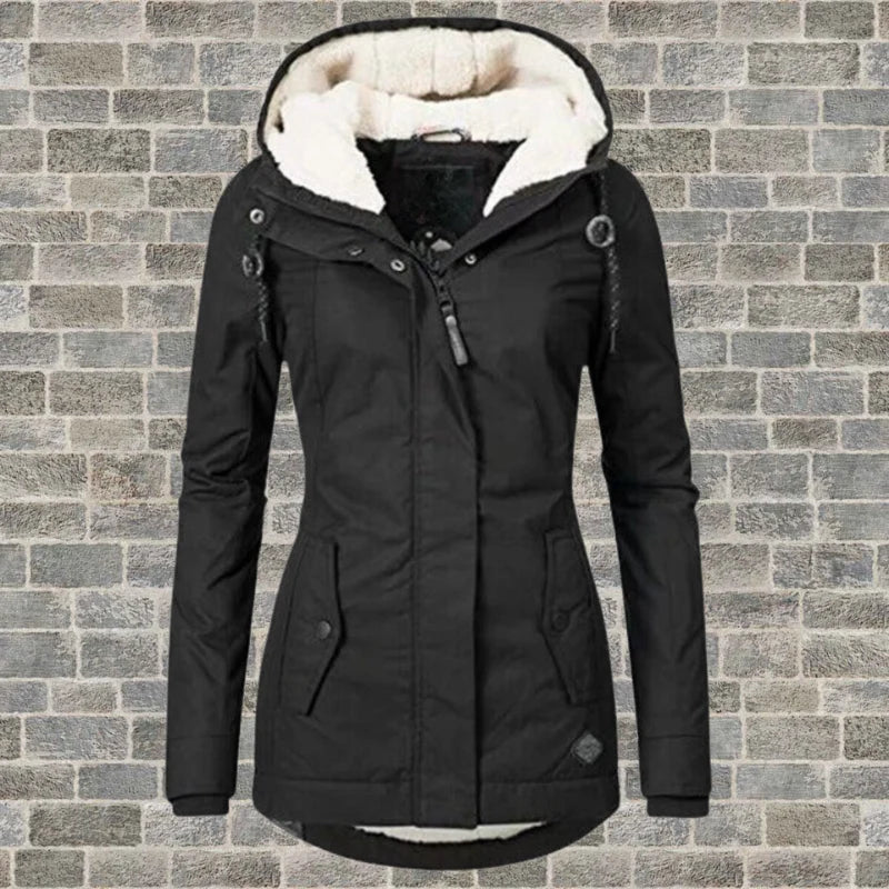 Willa Women's Winter Coat | Fleece Lined, Hooded, Warm 5