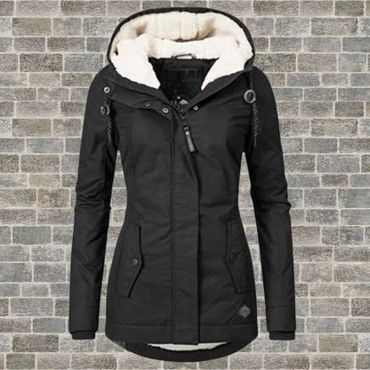 Willa Women's Winter Coat | Fleece Lined, Hooded, Warm 5