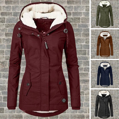 Willa Women's Winter Coat | Fleece Lined, Hooded, Warm 7
