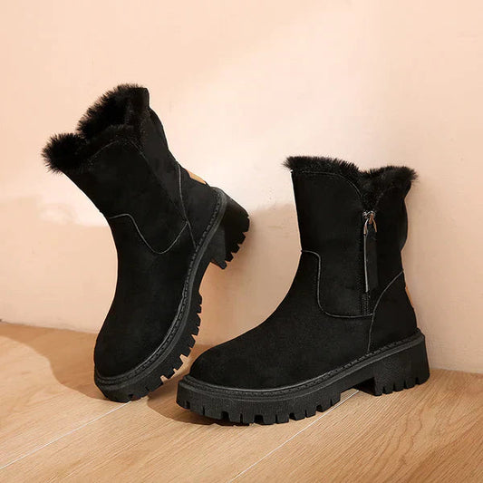 Wina Women's Black Ankle Boots | Thermal Insulation, Stylish Design 1