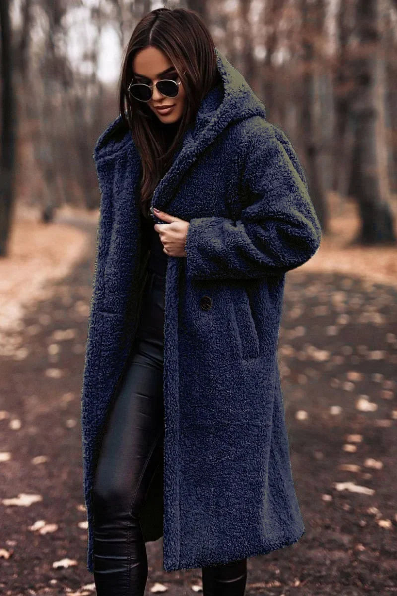 Wina Women's Long Puffer Coat | Cozy Hooded Design, Winter Warmth 1