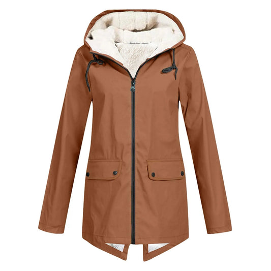Wina Women's Trench Coat | Waterproof, Hooded, Winter Essential 0