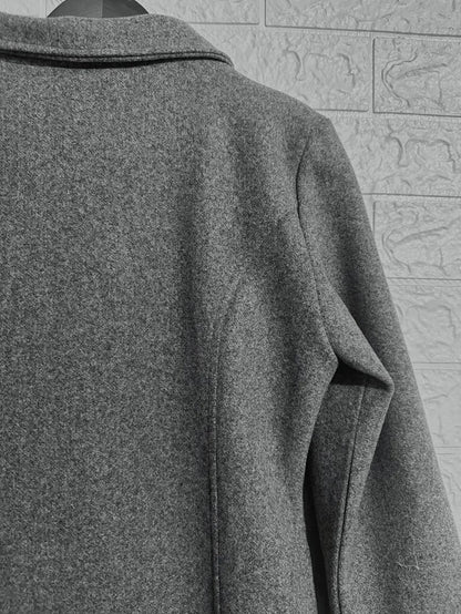 Woven Women's Coat | Elegant One-Button Design, Slim Fit Winter Coat 2