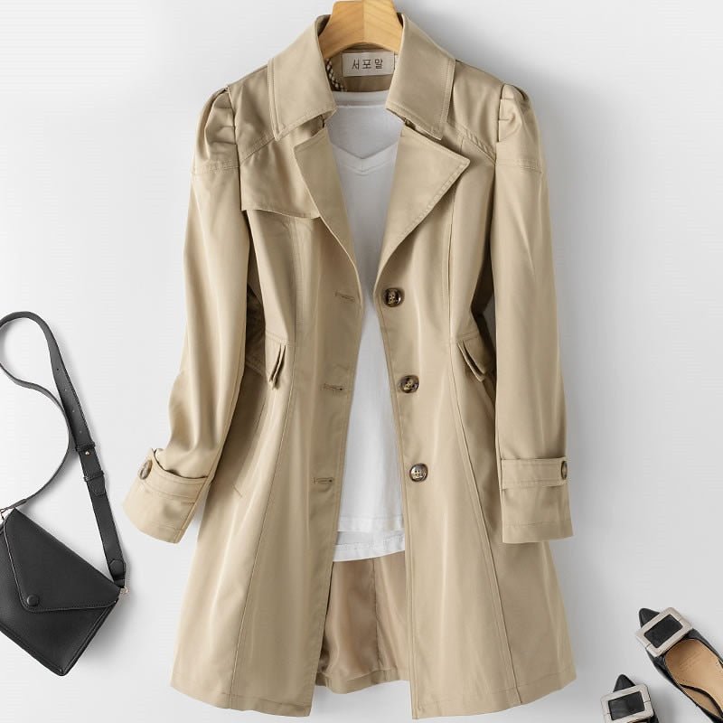 Wrenlee Women's Trench Coat | Timeless Design, Casual Elegance 0